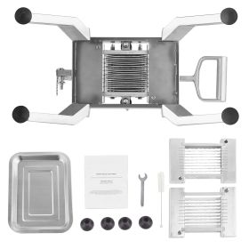 Commercial Vegetable Slicer, 1/4 and 1/2 inch Tomato Slicer, Stainless Steel and Aluminum Alloy Vegetable Cutter Slicer