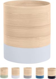 Handcrafted Bamboo Kitchen Utensil Organizer, Modern Countertop Cooking Utensil Holder, Large Crock (Finish Type: Painted)